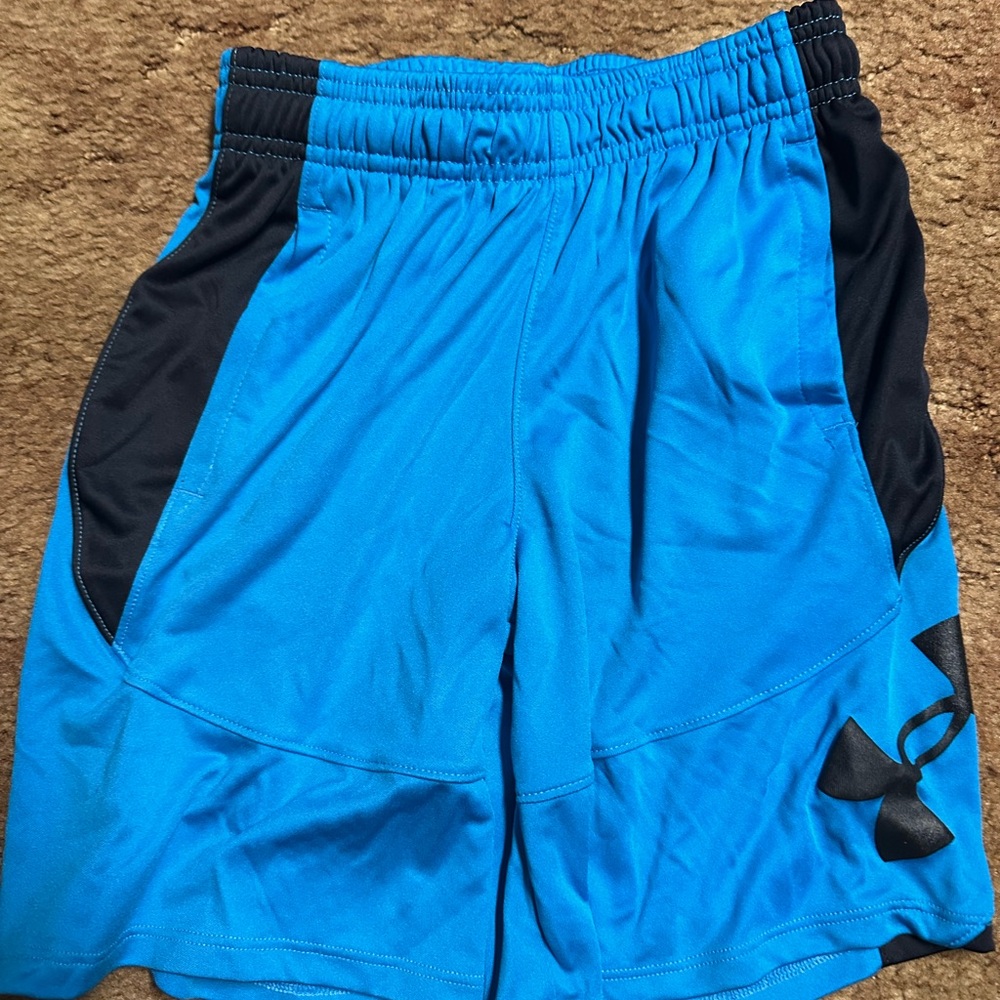 Under Armour Kids Blue and Black Shorts
